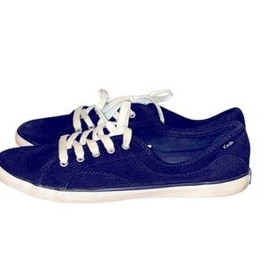 Keds Kick Start Navy Blue Round Toe Sneakers Shoes Style WF56299